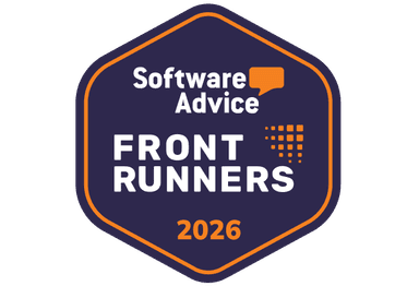 Software Advice Front Runners 2026 – 获奖徽章
