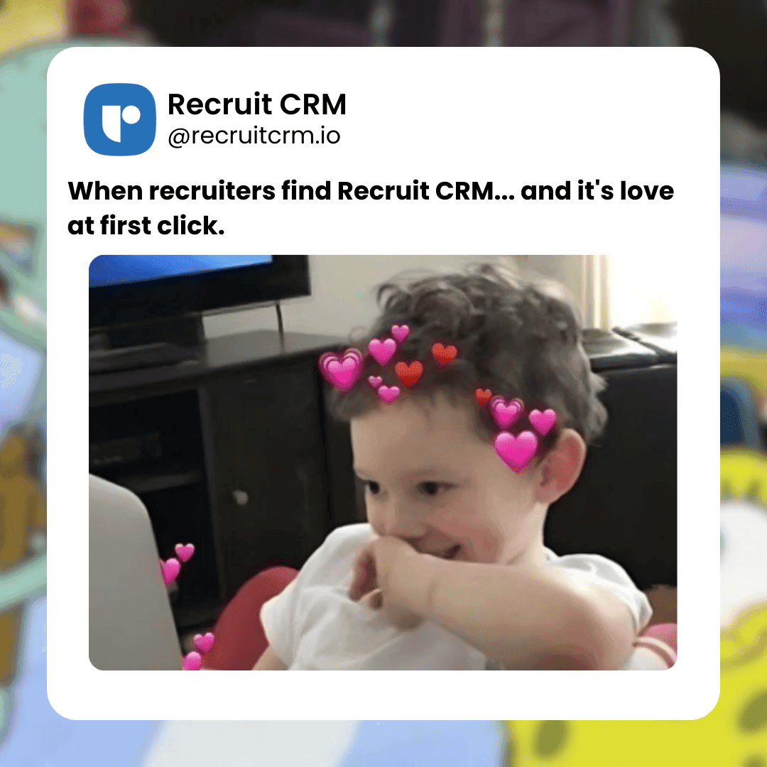 recruit crm meme
