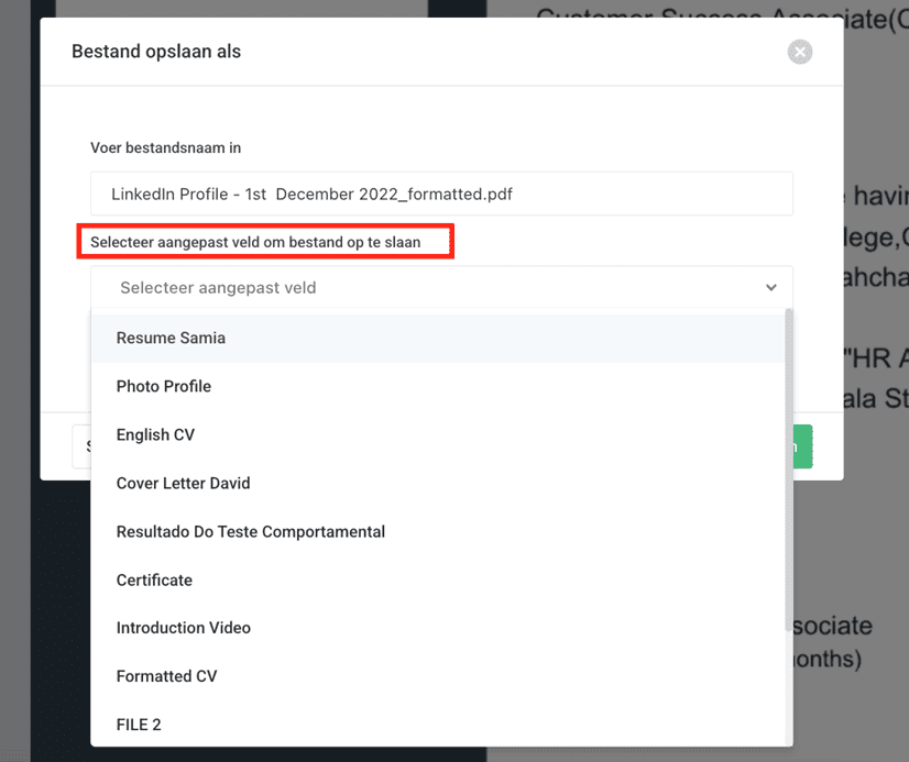 CV’s op met Recruit