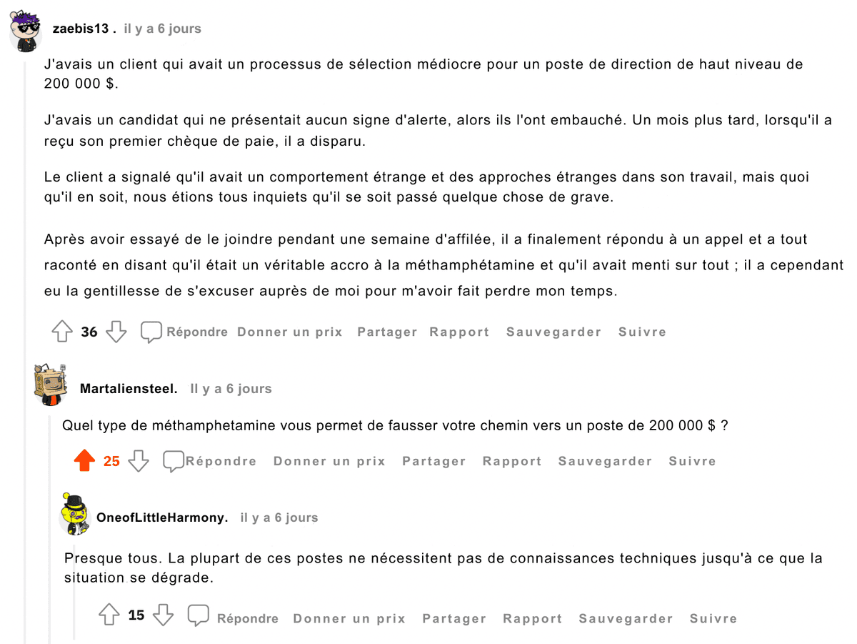 les réponses reddit les plus folles