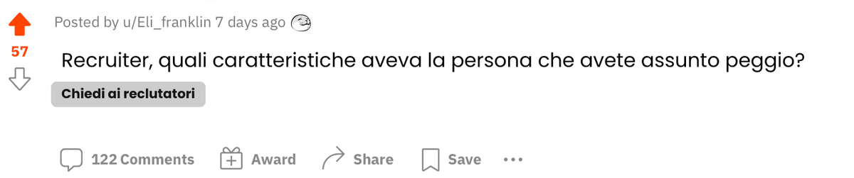 Quali sono le caratteristiche delle sue peggiori assunzioni?Abbiamo raccolto le 10 risposte più assurde di Reddit alla nostra domanda.