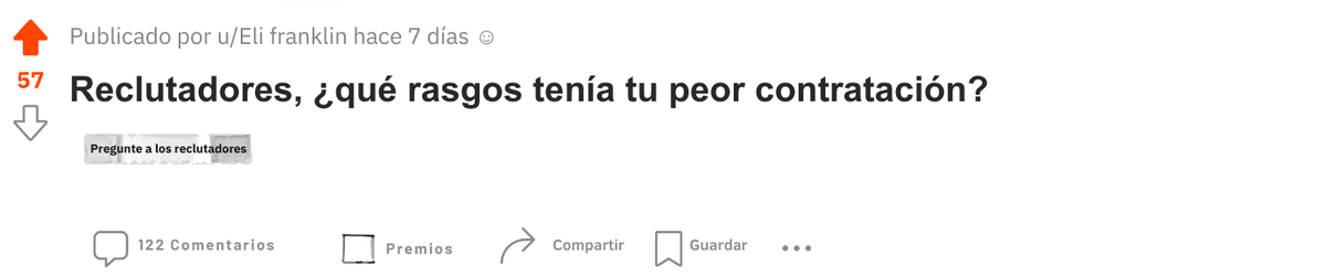 Reclutadores, ¿qué rasgos tenía tu peor contratación