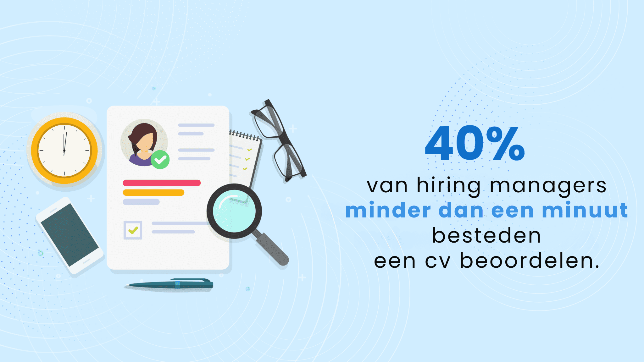 Tekstuele cv’s worden steeds minder prominent