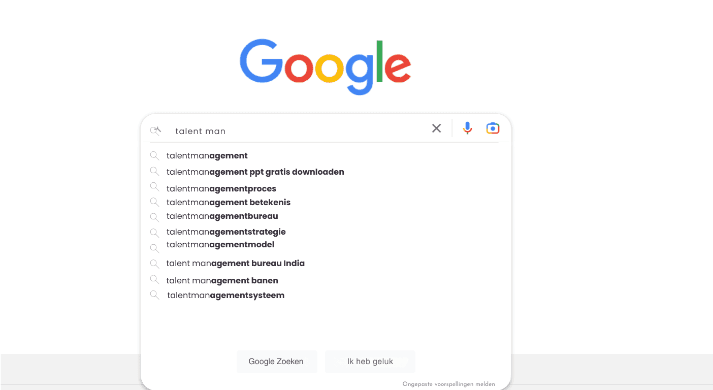 autoaanvullen en verwante zoekopdrachten
