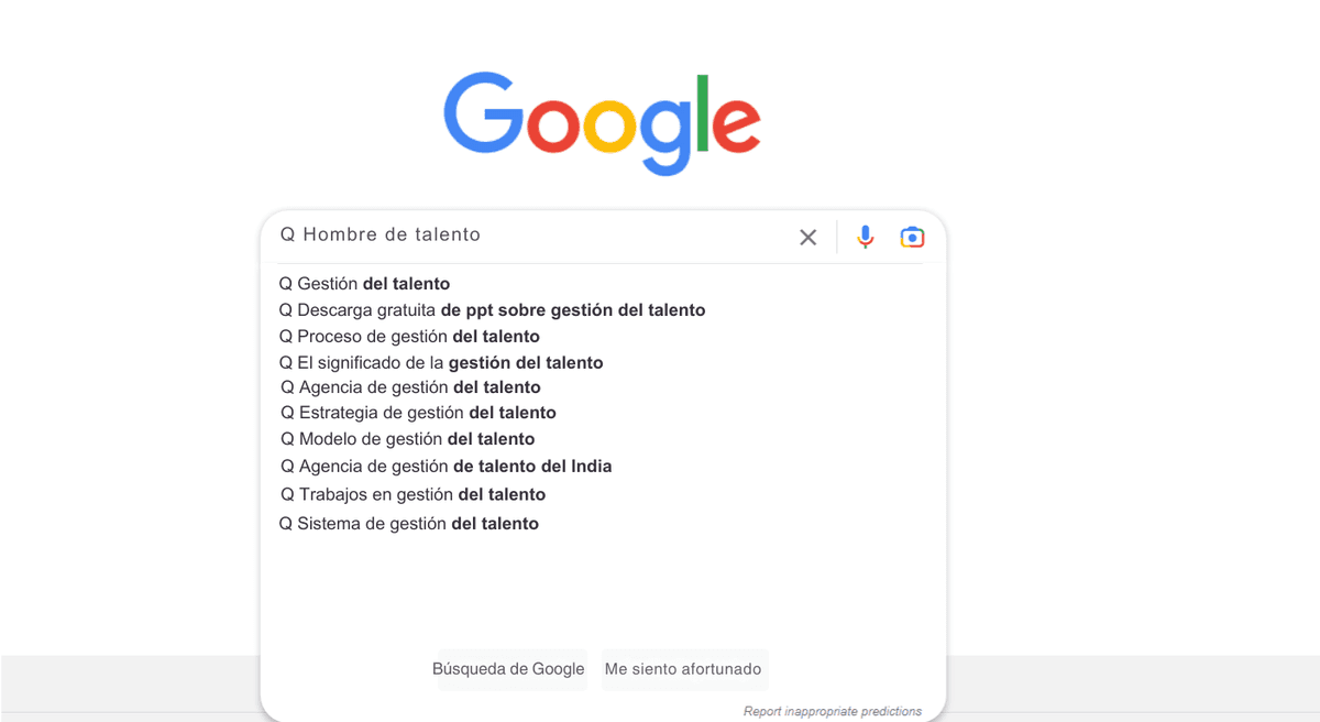 Página web de contratación