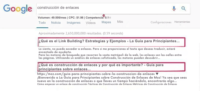 Página web de contratación