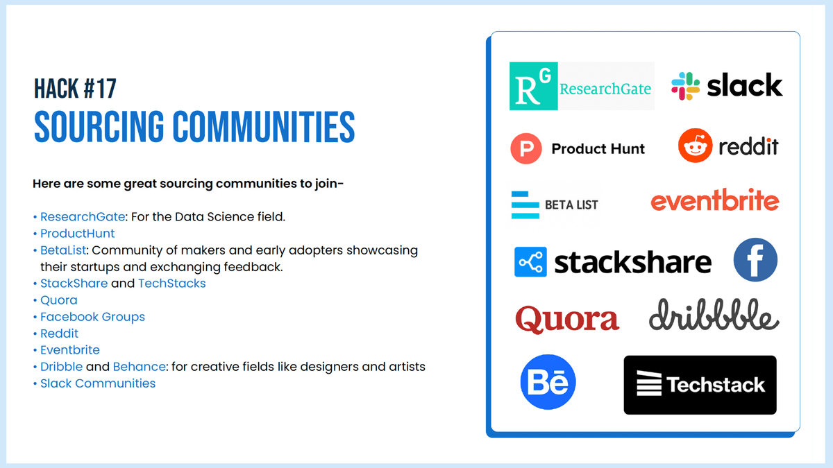 Recruitment hack for sourcing from communities