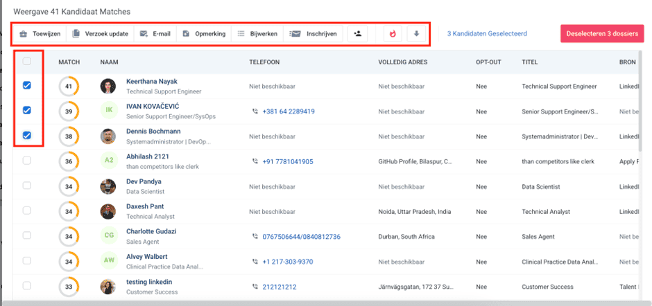 Recruit CRM om ideale matches