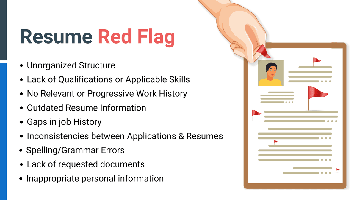 Red flags in resume in startup recruiting