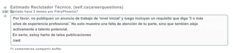 Reclutamiento en Reddit
