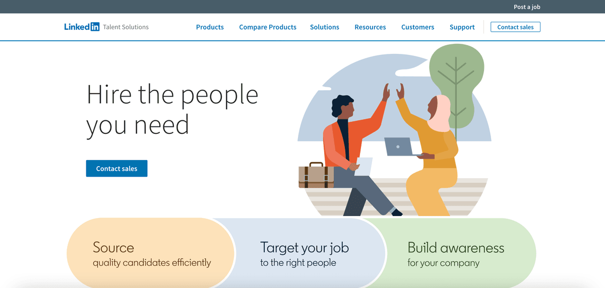 LinkedIn Talent Solutions to hire freelancers