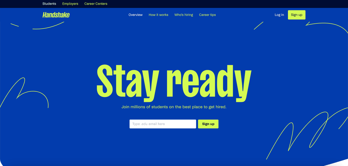 在线招聘网站 - 握手