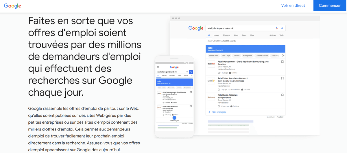 sites d'emploi en ligne