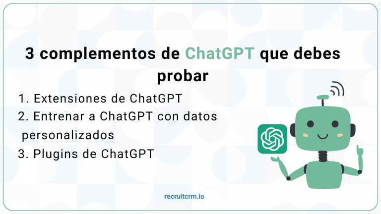 3 complementos de ChatGPT que debes probar