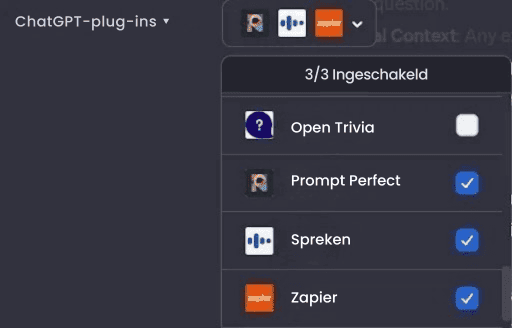 Plugins voor ChatGPT