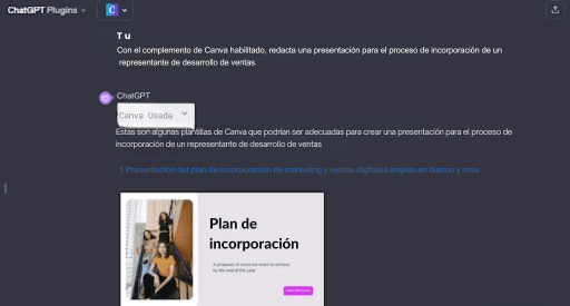 Plan de incorporación