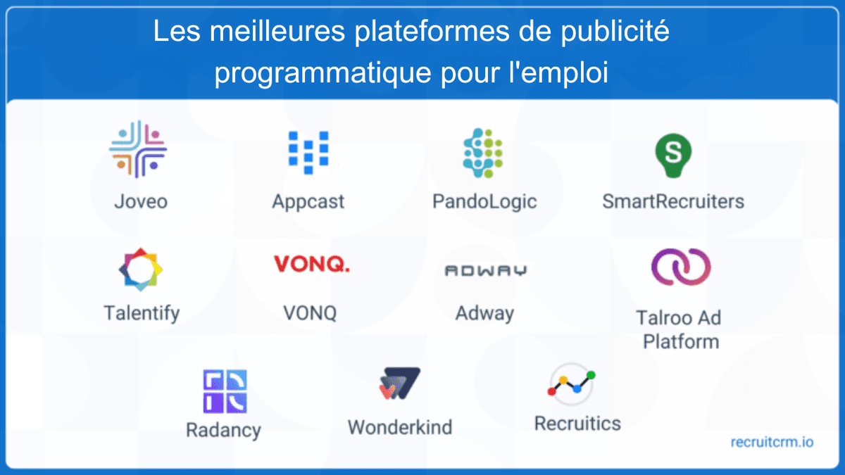 publicité programmatique pour l’emploi