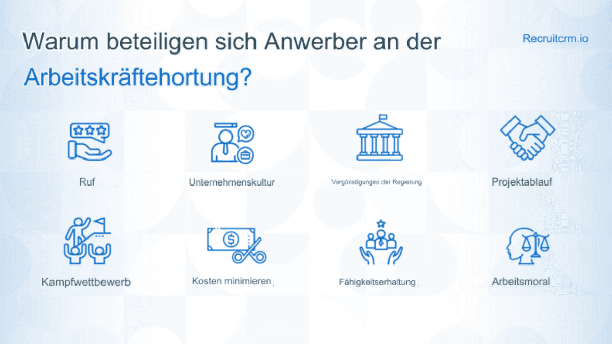 Horten von Arbeitskräften