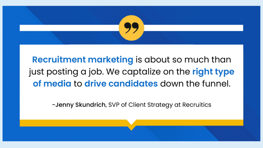 Jenny Skundrich on recruitment marketing