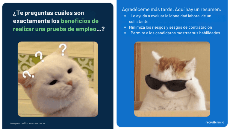 Te preguntas cuáles son exactamente los beneficios de realizar una prueba de empleo...?