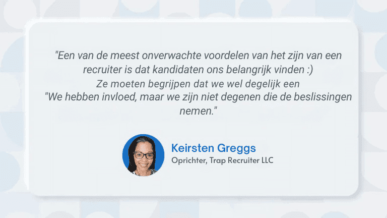 Wie is de TRAP-recruiter