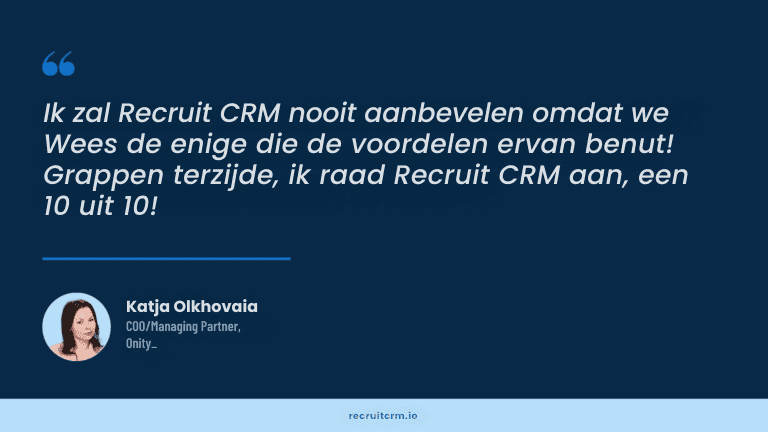 A 10/10 for Recruit CRM