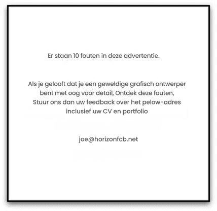 Investeer in personeelsadvertenties