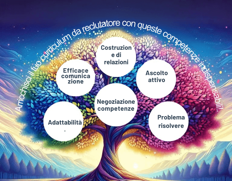 competenze del curriculum del reclutatore