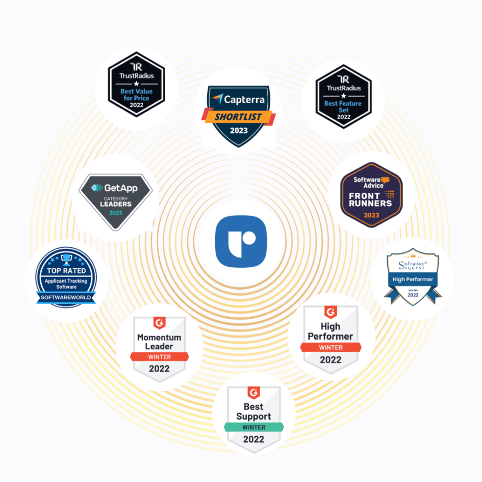 招聘 CRM 徽章和奖章