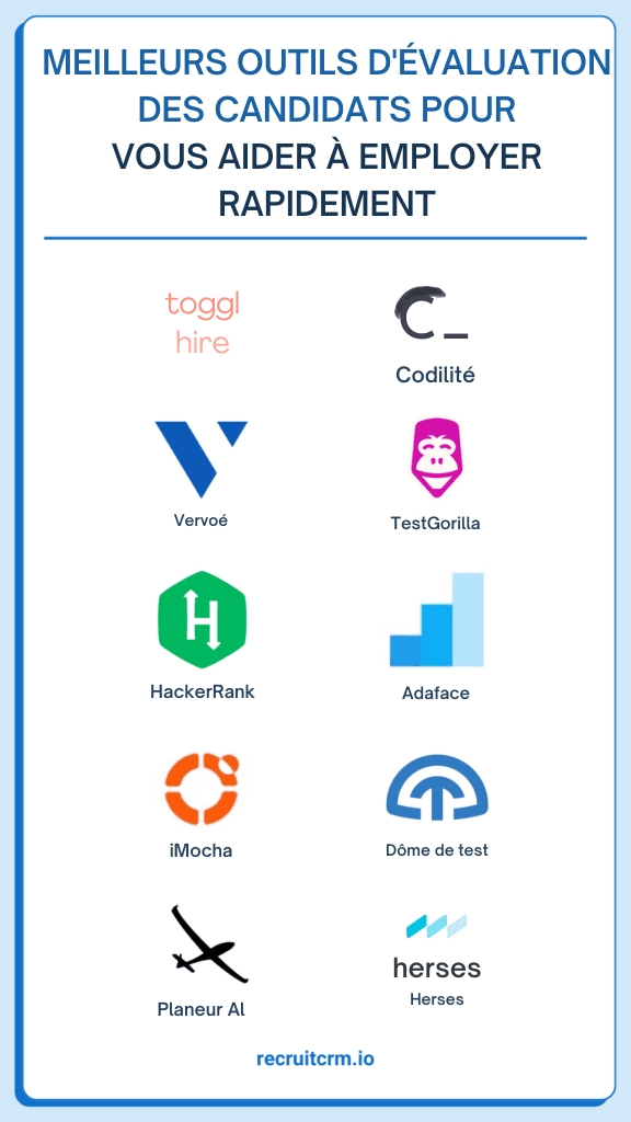 outils d'évaluation des candidats