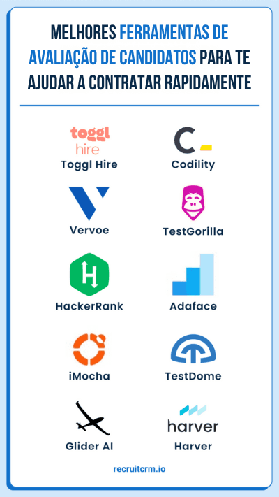 ferramentas de avaliação de candidatos
