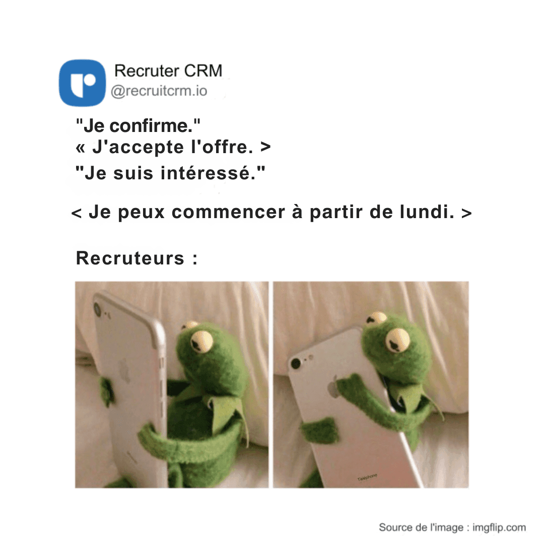 mèmes de recrutement