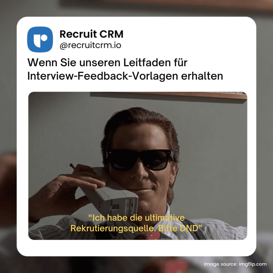 Feedback zum Vorstellungsgespräch