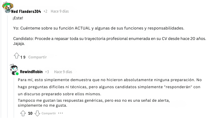 Cuénteme sobre su función ACTUAL y algunas de sus funciones y responsabilidades.