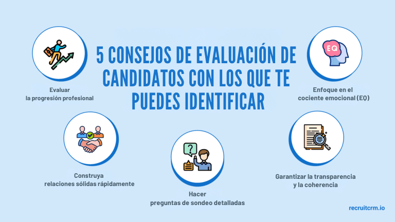 5 CONSEJOS DE EVALUACIÓN DE CANDIDATOS CON LOS QUE TE PUEDES IDENTIFICAR