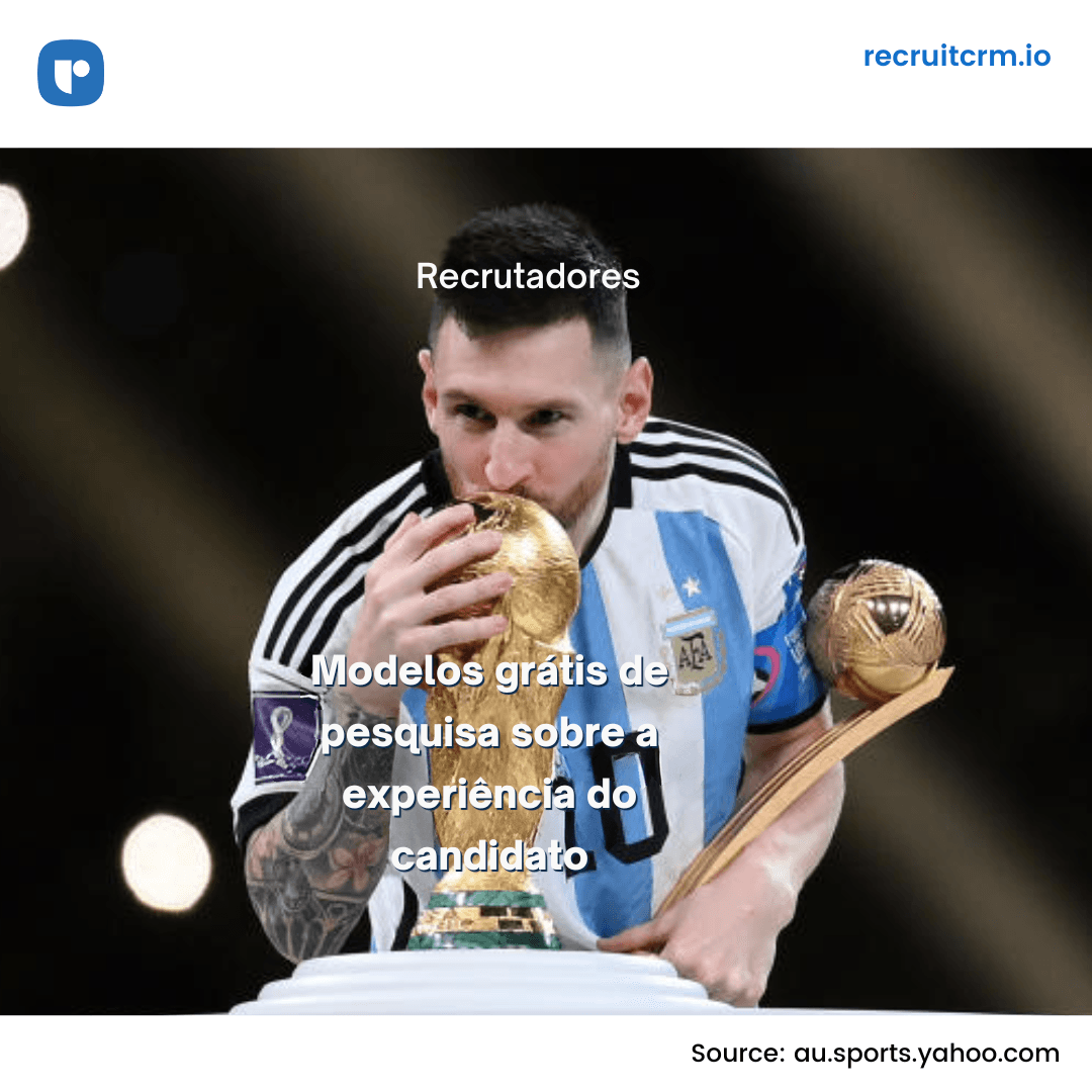 pesquisa sobre a experiência do candidato