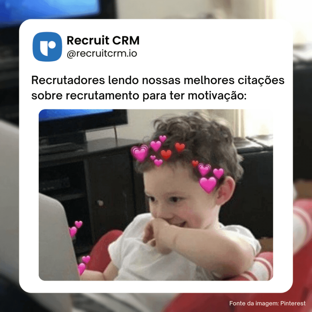 citações de recrutamento