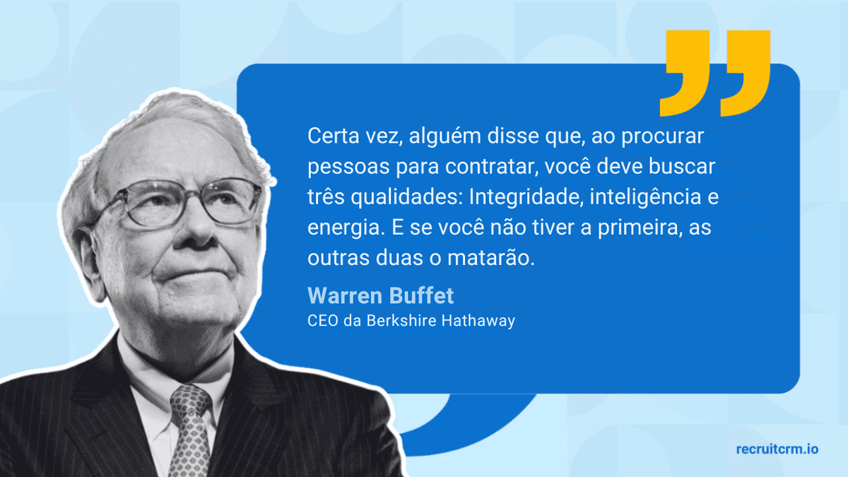 citações de recrutamento