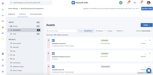 How to use Recruit CRM’s all-in-one Workflow Automation?