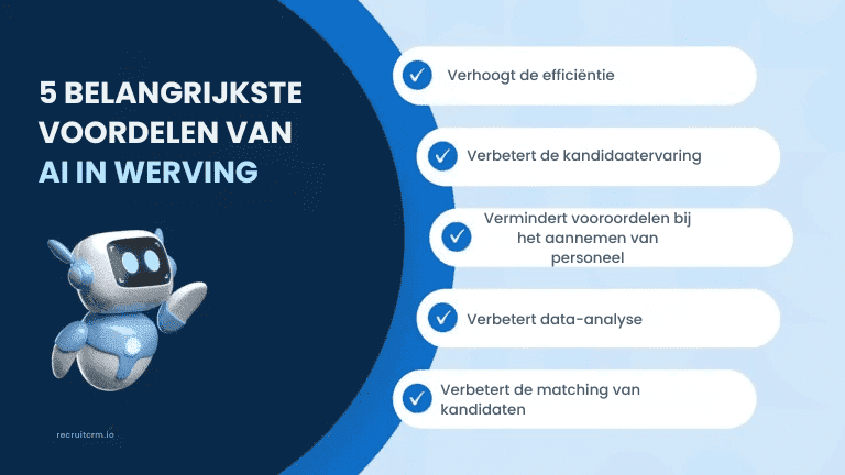 belangrijke voordelen van het gebruik van AI