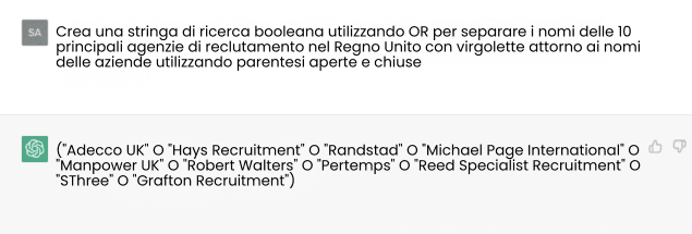 ChatGPT nel reclutamento