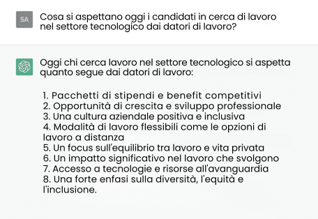 ChatGPT nel reclutamento