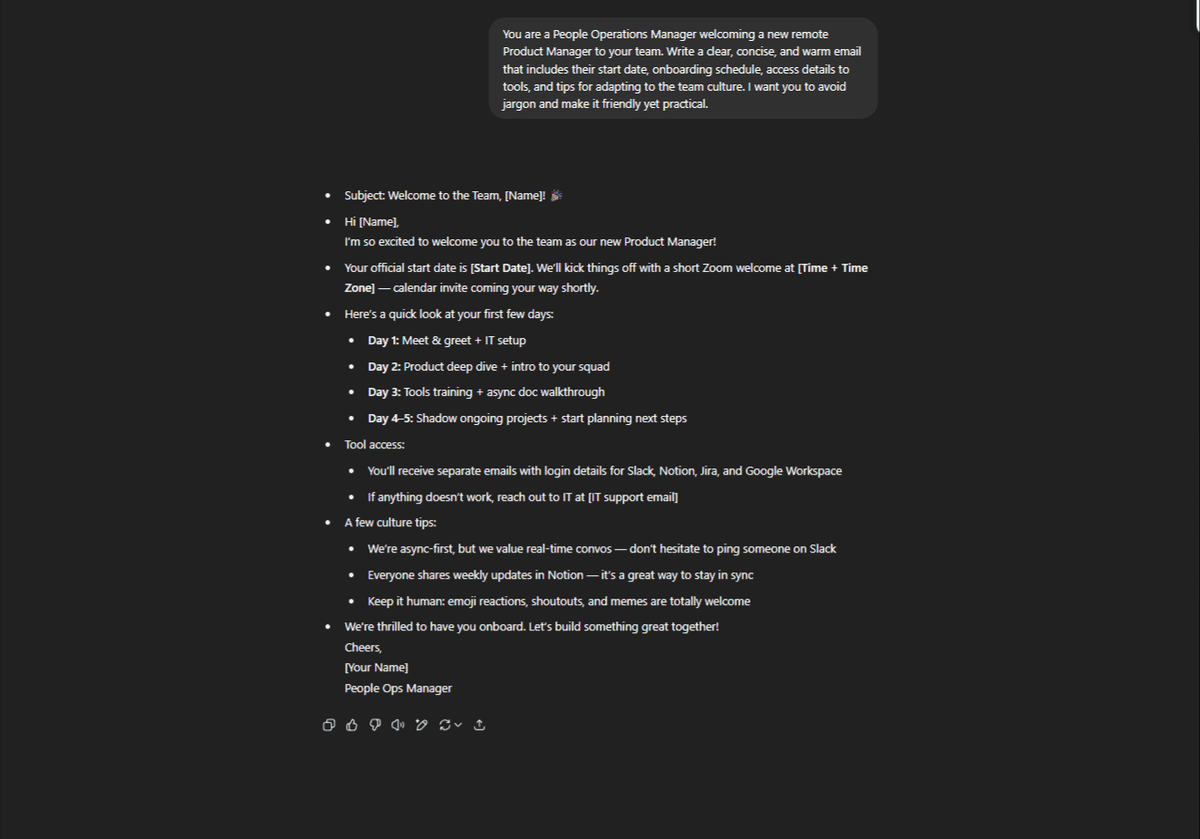 candidate onboarding chatgpt prompt