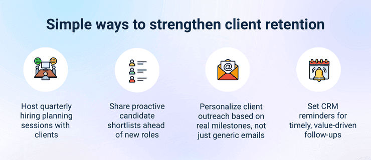 Ways to strengthen client retention