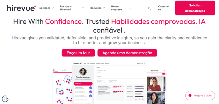 ferramentas de recrutamento com IA