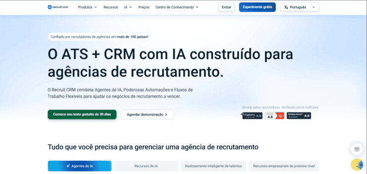 ferramentas de recrutamento com IA