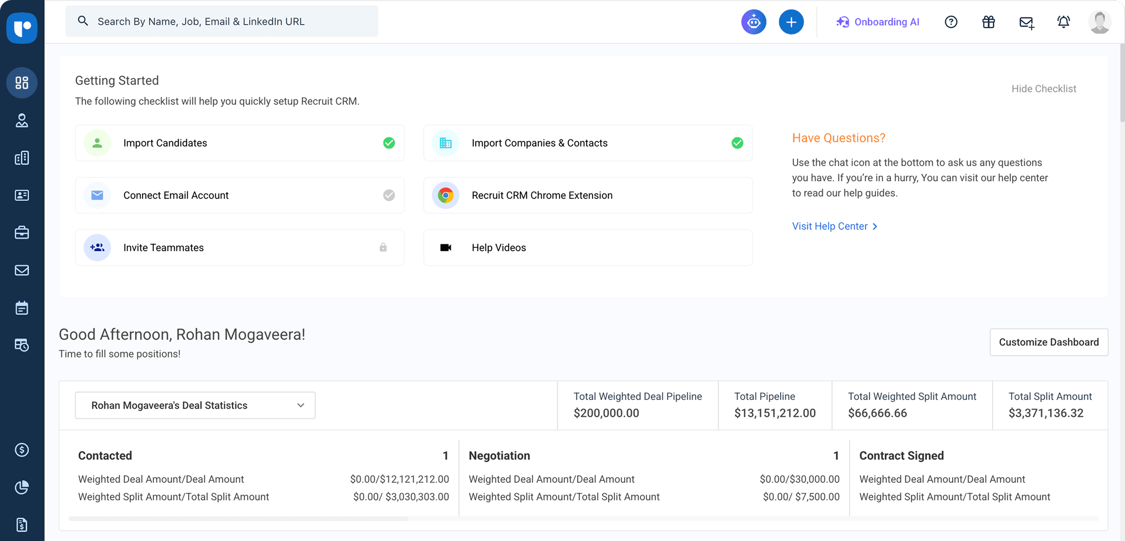 Enterprise Features Dashboard