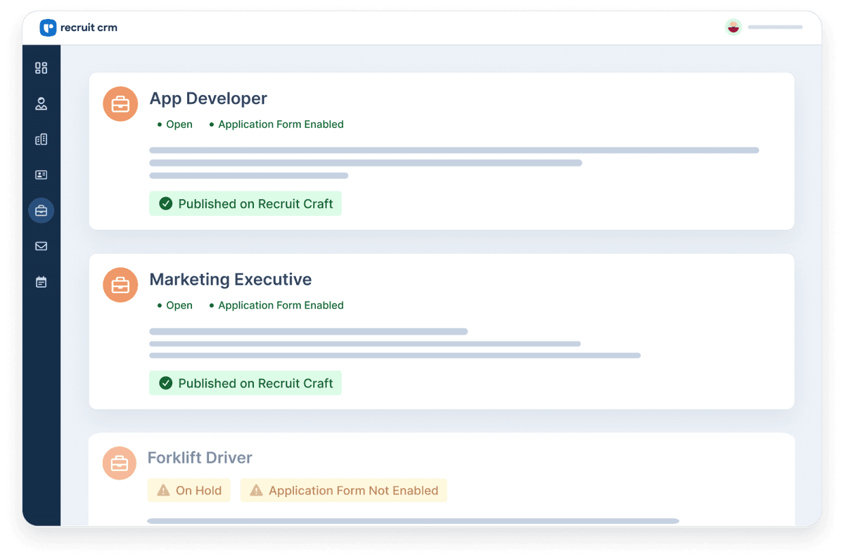 Show open roles in a cleaner format