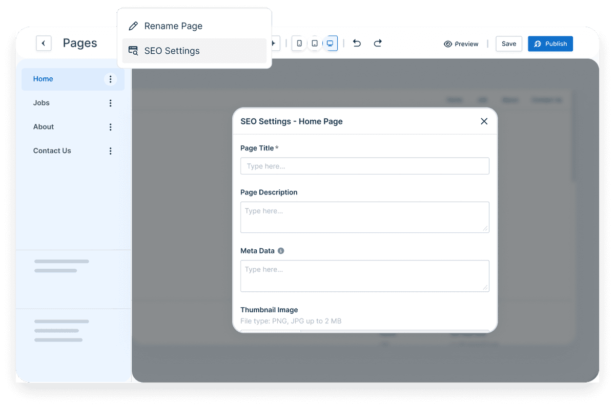 Build pages that search engines can read