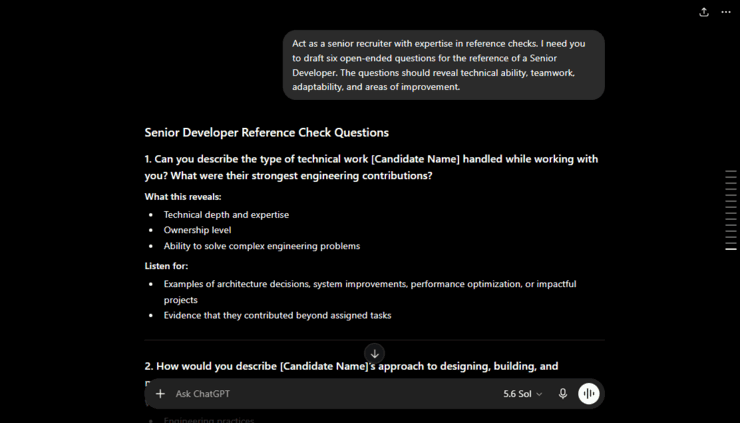 reference check chatgpt prompt
